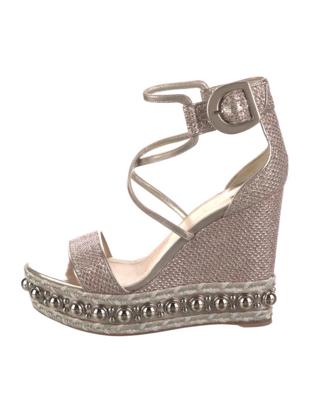 Christian Louboutin Champagne Chocazeppa
120 Glitter Specchio - Size 40 / US 9 - Picture 2 of 13